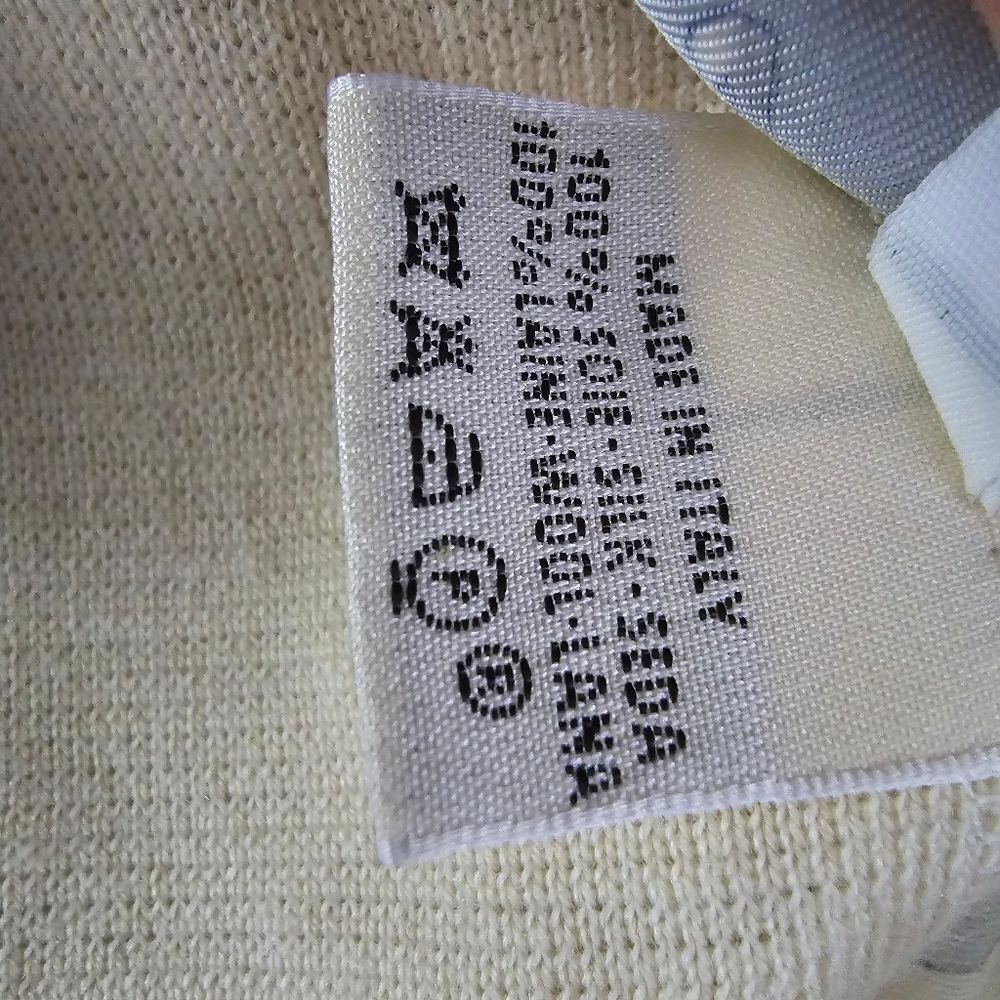 Hermes Margiela Winter Skiers & Holly Silk Wool Blend Polo Style Sweater Size S - Picture 8 of 12